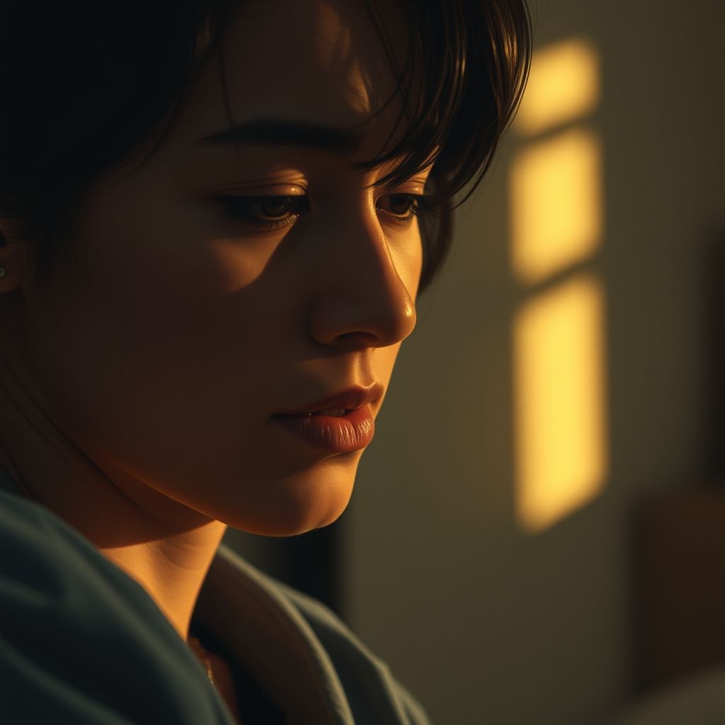 การถ่ายทอดอารมณ์ของตัวละครเอก