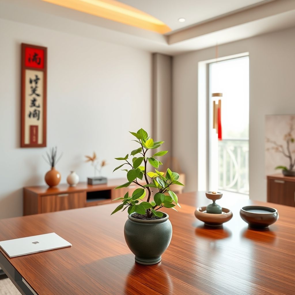 ของตกแต่งเสริมฮวงจุ้ยที่ทำงาน