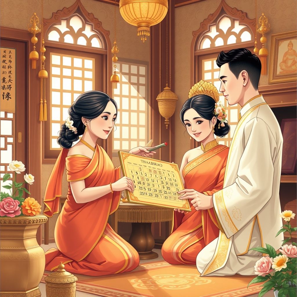 ขั้นตอนการเตรียมตัวหาฤกษ์จดทะเบียนสมรส