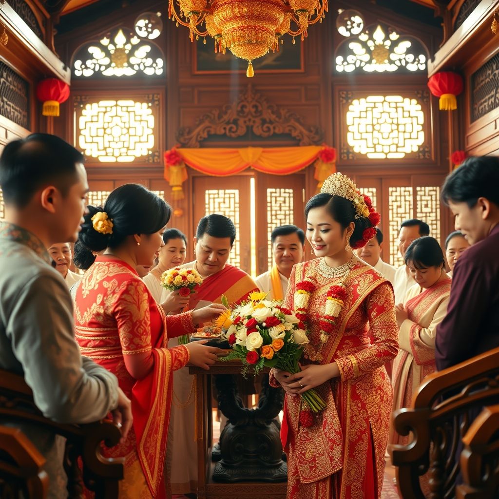 จัดงานแต่งแบบดั้งเดิม