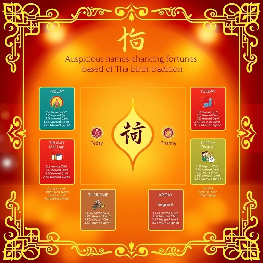ชื่อมงคลเสริมดวงตามวันเกิด