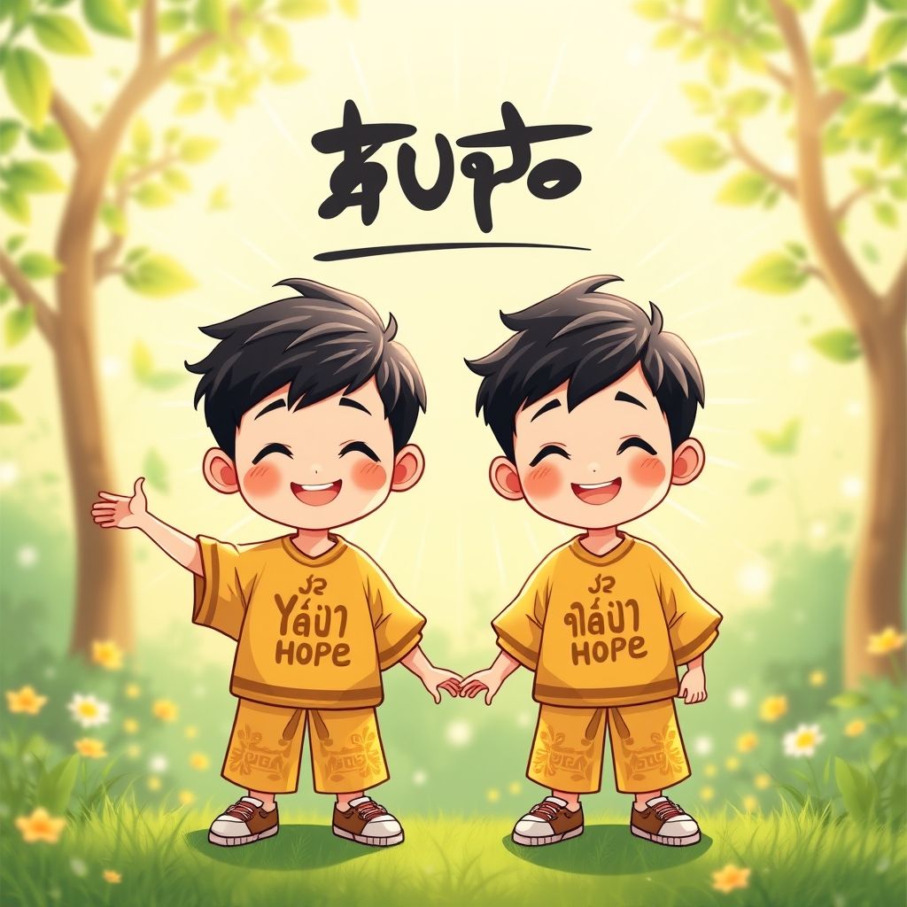 ชื่อแฝดชายความหมายดีเพิ่มพลังบวก