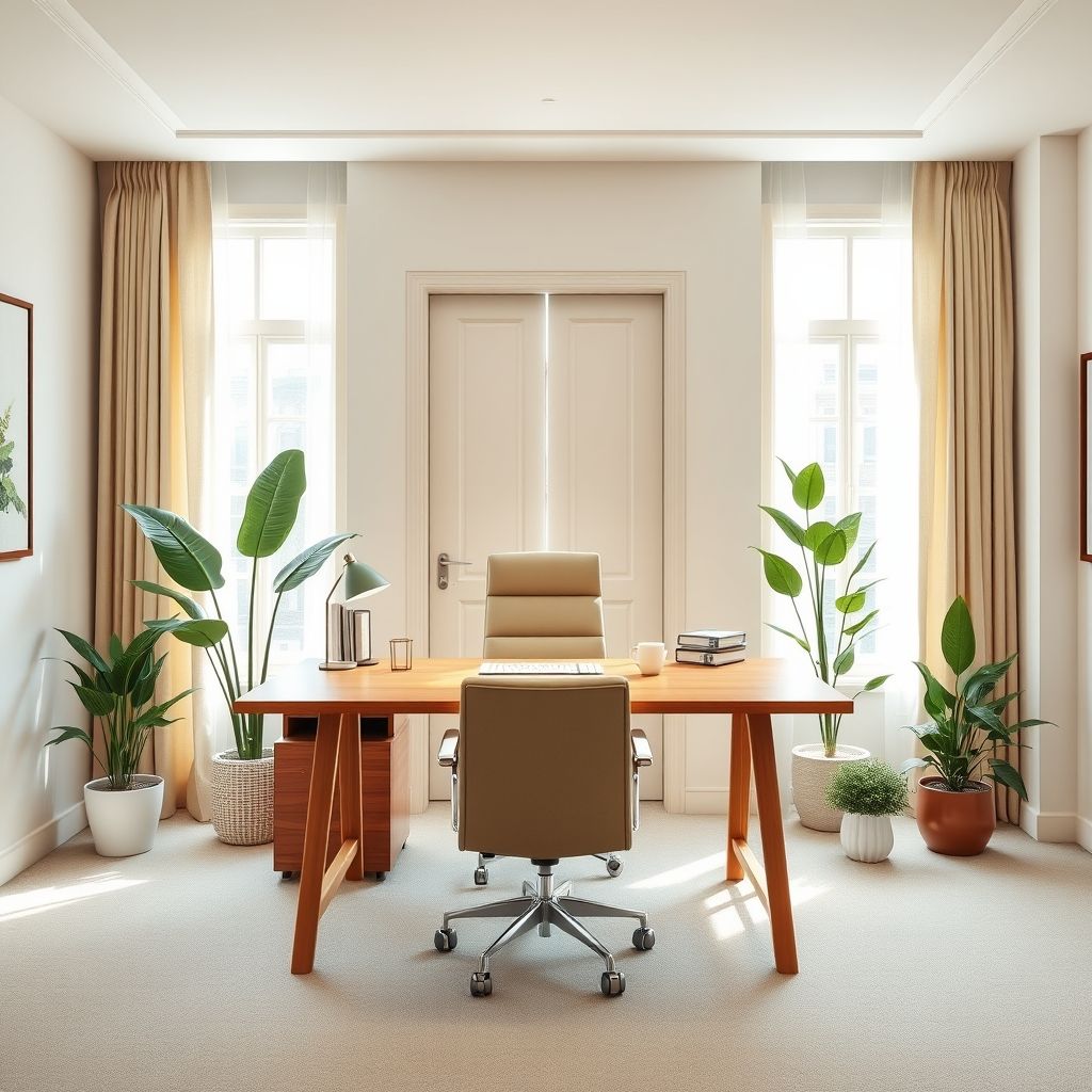 ตำแหน่งที่ตั้งโต๊ะทำงานตามหลักฮวงจุ้ย