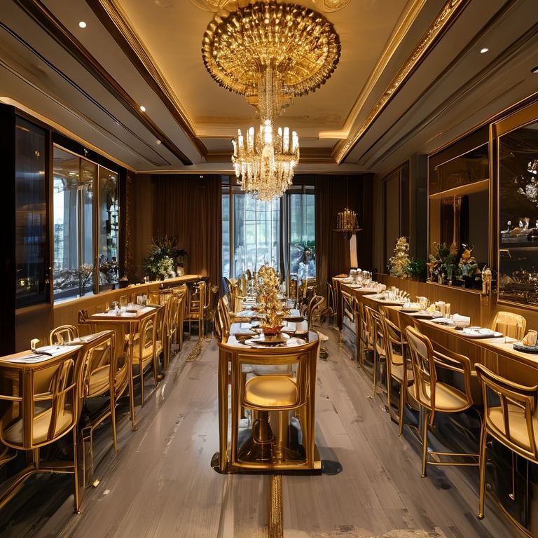 ธีมงานแต่งสีทองหรูหรา