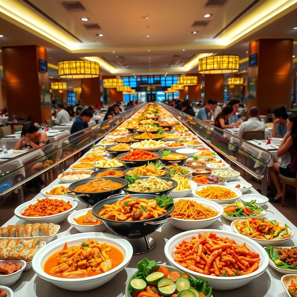 บุฟเฟ่ต์อาหารนานาชาติ