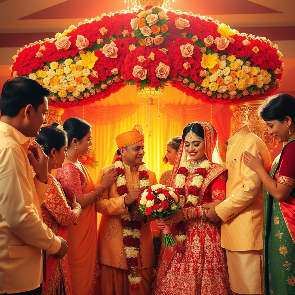 พิธีกรรมวันแต่งงานมงคล