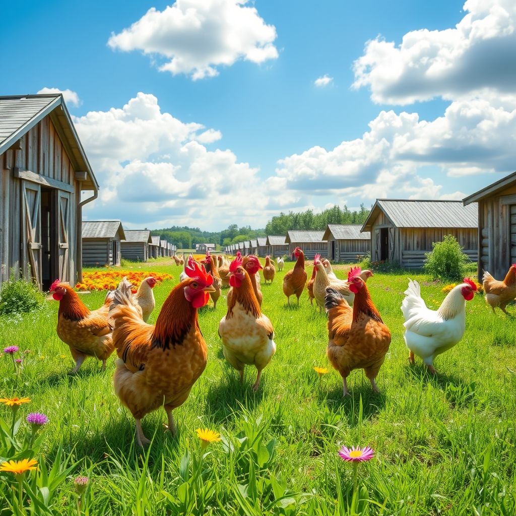 ฟาร์มไก่ไข่สดใหม่