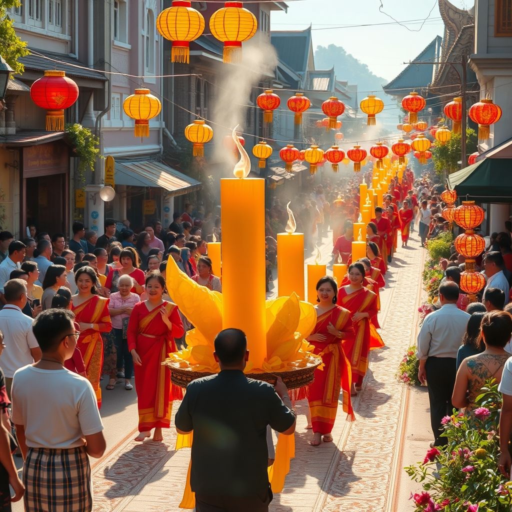 เคล็ดลับการเดินทางแห่เทียน