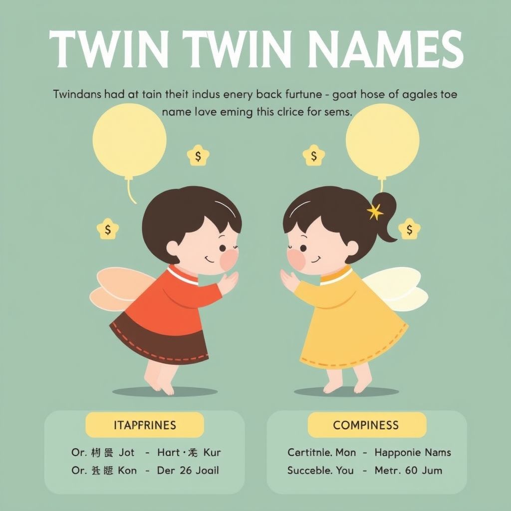 เคล็ดลับตั้งชื่อแฝดให้มีพลังบวกและโชคดี