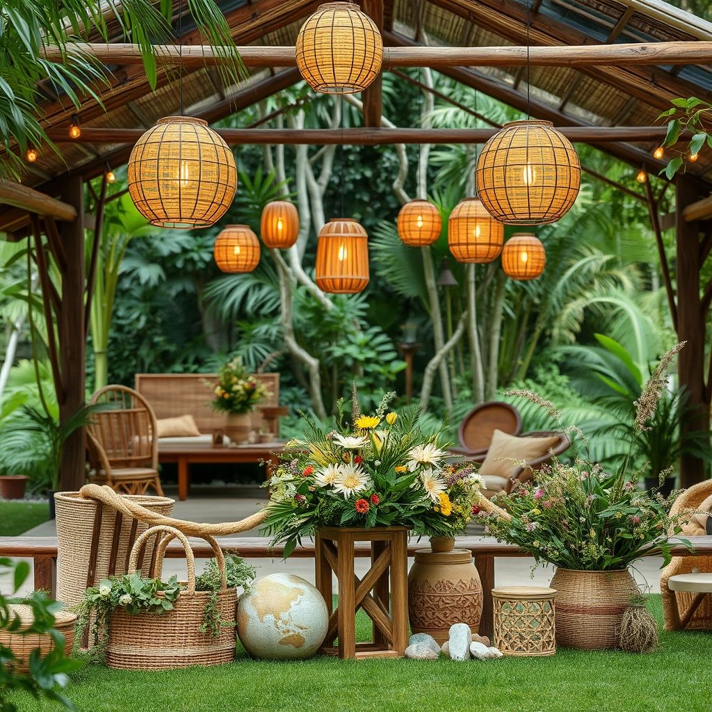 แนวคิดการจัดงานด้วยวัสดุธรรมชาติ