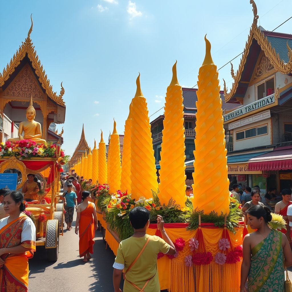 แห่เทียนพรรษาสำคัญอย่างไร