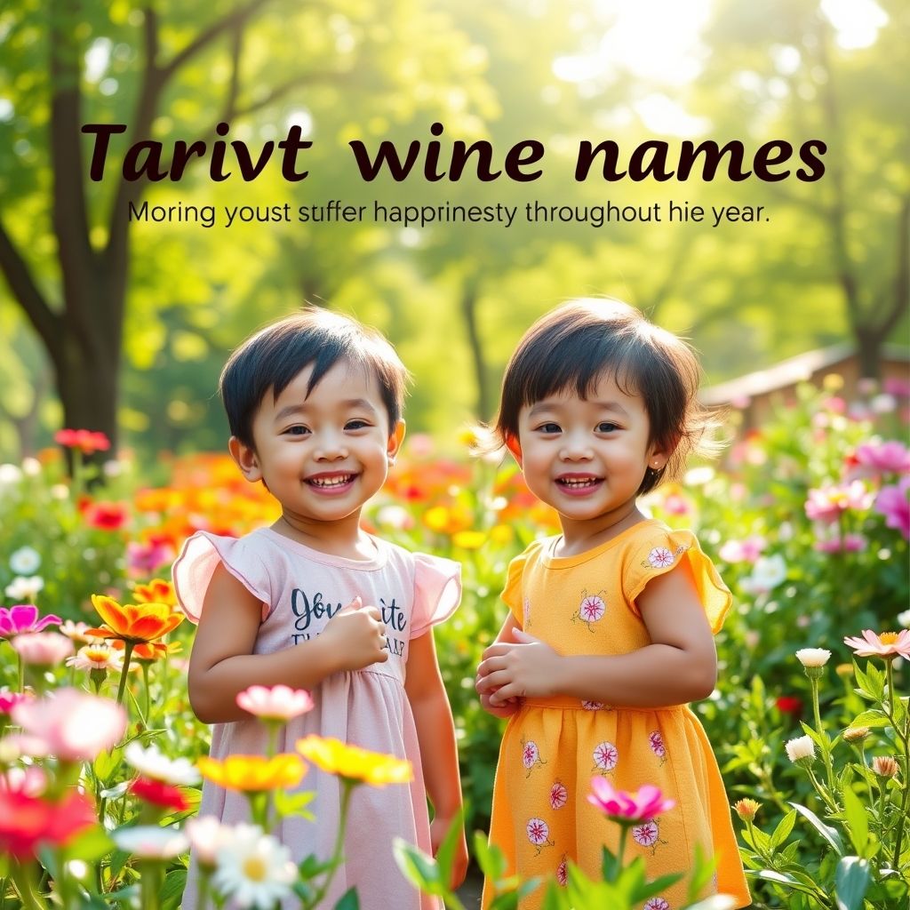 ไอเดียตั้งชื่อแฝดให้ชีวิตดีมีความสุขตลอดปี